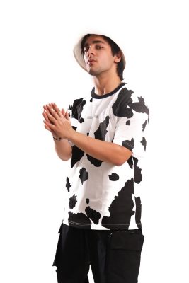 Cow Print Oversized T-Shirt