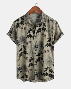 Vooter Men Floral Print Regular Fit Shirt
