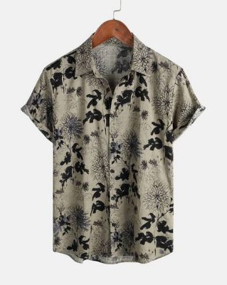 Vooter Men Floral Print Regular Fit Shirt