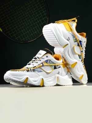 Men Round Toe Lightweight Mesh Sneakers