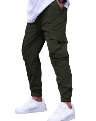 Men Joggers with Elasticated Waist