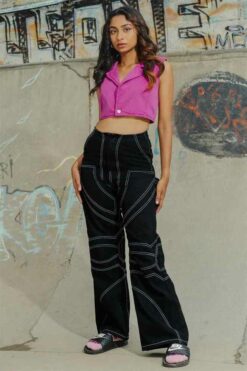 Men Mid-Rise Comfort Cotton Cargos Jeans