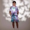 Tie & Dye Twill Shirt and Shorts Set