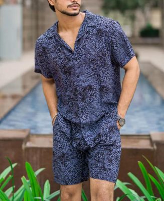 Grey Animal Mix Print Co-ords - Trendy Comfort