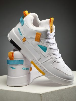 Men TARZAN-11 Perforations Padded Insole Basics Sneakers