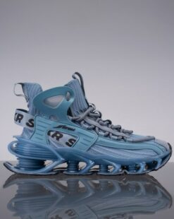 Casual Shoes with Mesh Upper in Blue