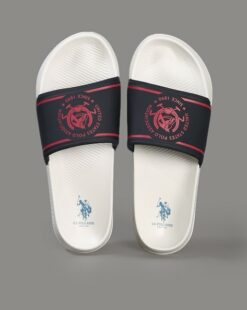 U.S. Polo Assn. Men's Zane 4.0 Slides - Navy
