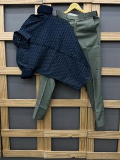 Printed Shirt with Trouser Pant Combo