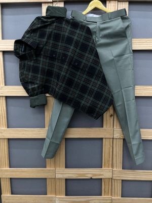 Printed Shirt with Trouser Pant Combo