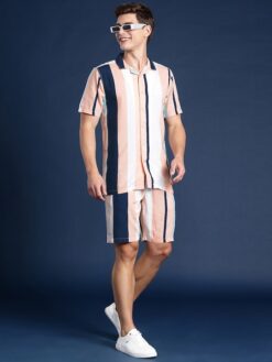 Men Striped Co-Ords