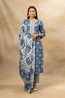 SURKH SHIBORI COTTON DRESS