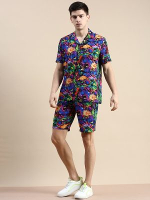 Graphic Printed Shirt with Shorts Co-ords