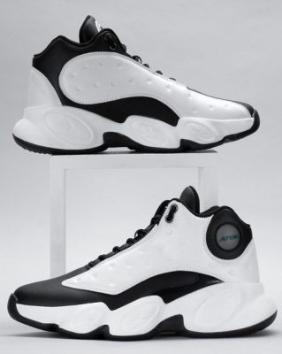 Men Mid-Top Lace-Up Shoes in Multi-color