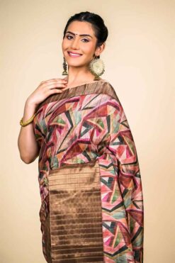 COTTON DIGITAL PRINTED SAREE