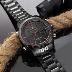 Digital Black Dial Men's Watch - NFBBr by Lexxiv