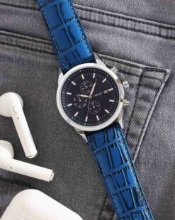 Blue Dial Analogue Fashion Watch