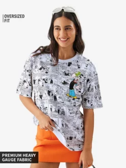 Comic Strip Boyfriend T-shirt