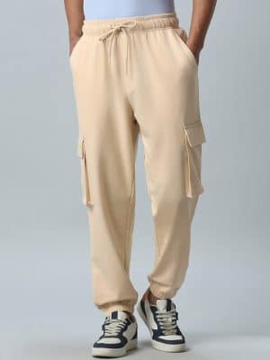 Men 10 Oversized Cotton Relaxed Fit Mid-Rise Joggers