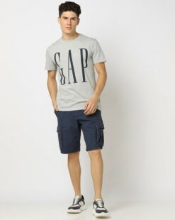 Flat Front Cargo Shorts