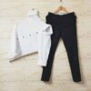 Formal White Shirt and Black Pant Combo