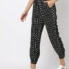 Geometric Print Joggers with Drawstring Waist