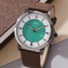 Green Dial Analogue Fashion Watch