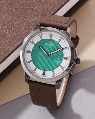 Green Dial Analogue Fashion Watch