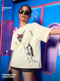 Stranger Things Women Oversized T-shirt