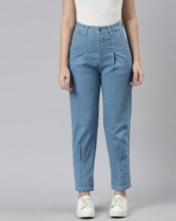 Lightly Washed Slim Fit Jeans in Classic Blue