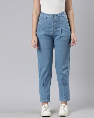 Lightly Washed Slim Fit Jeans in Classic Blue