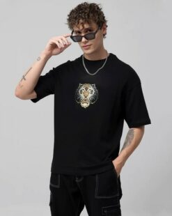 Veirdo Loose Fit Men Graphic Print T-Shirt