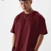Burgundy Oversized T-shirt