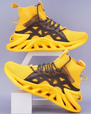 Men Colourblock Lace-Up Shoes