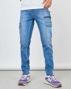 Men Mid Wash Slim Fit Jeans