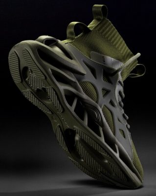 Men Round Toe Lace-Up Shoes