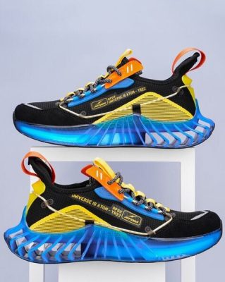 Men Round Toe Lace-Up Shoes