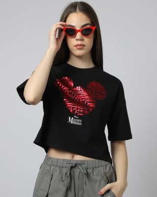 Mickey Mouse Print Regular Fit T-Shirt
