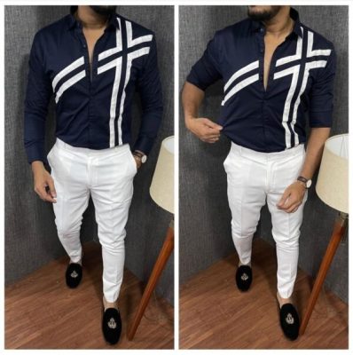 Party Wear Designer Pant Shirt Combo for Men