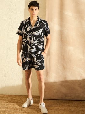 Printed Shirt & Shorts Co-Ord