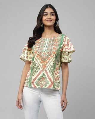 relaxed-fit-geometric-print-top