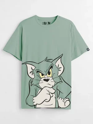 Tom and Jerry Thinking Tom T-shirt