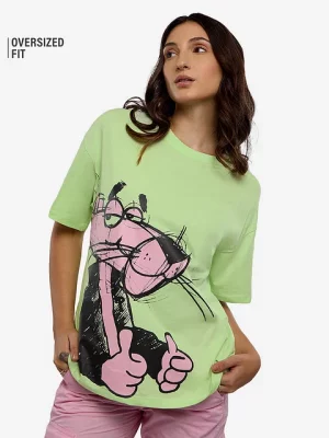 Thumbs Up Women Oversized T-shirt