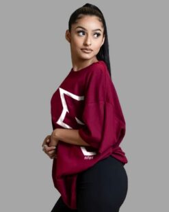 Women Oversized Fit Graphic Print T-Shirt