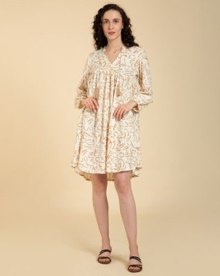 Women Printed A-Line Dress