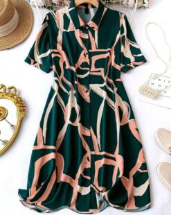 Women Printed A-Line Dress