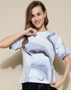 Women Regular Fit Crew Neck T-Shirt