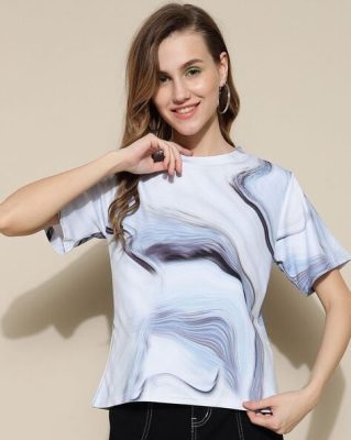 Women Regular Fit Crew Neck T-Shirt