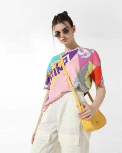 Print Regular Fit Crew Neck T-Shirt