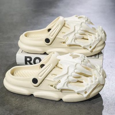 "Nova Fashion Men's White Running Crocs