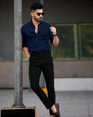 Plain Stylish Formal Shirt & Trouser Combo